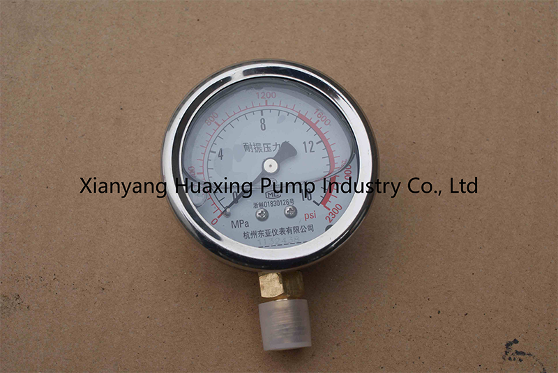 Oil pressure gauge